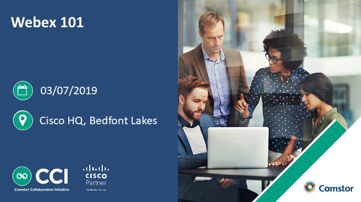 WestconSecUK's tweet photo. Want to add new revenue streams to your business or need a refresher on Cisco's Webex solution? Our 101 workshop provides you with all the training and basic knowledge you need to increase your Cisco Cloud Collaboration business. 
#ComstorUK #ComstorCCI https://t.co/DXxtS9ZaTN https://t.co/s8LFccS9pG