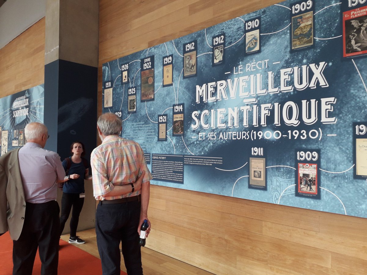 Avant-dernière visite privée pour les Amis de <a href="/laBnF/">La Bibliothèque nationale de France</a> avec Fleur Hopkins, commissaire de l'exposition "Le Merveilleux Scientifique" 😍