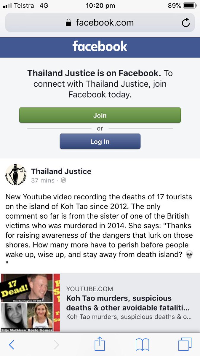 IanYarwood_Law's tweet photo. Video listing 17 victims of Koh Tao is on the Thailand Justice Facebook page including comment from Laura Witheridge.

https://t.co/g51Do9nMD5 https://t.co/DW6yuVFQ6x