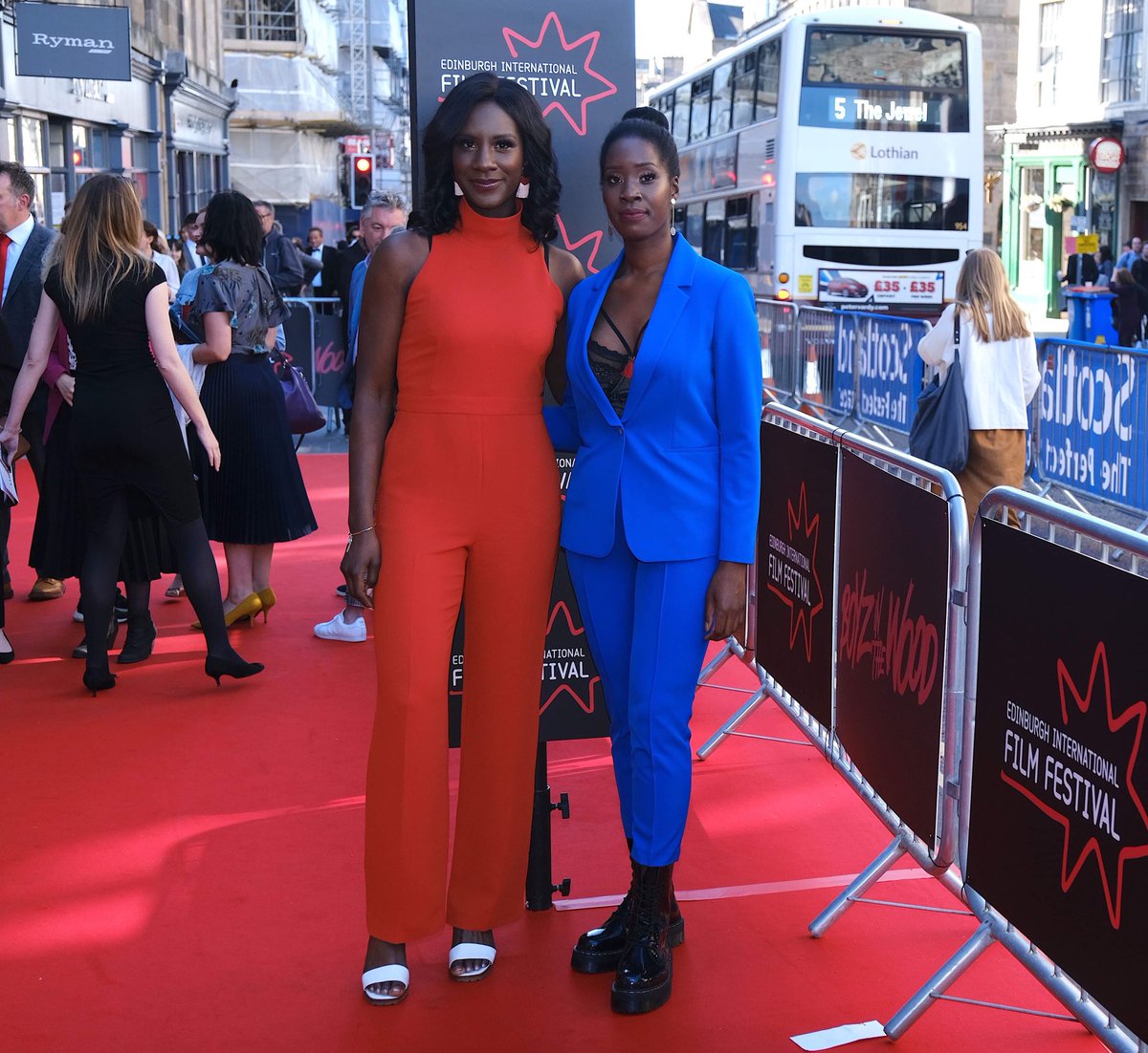 Partners in crime. 🏴󠁧󠁢󠁳󠁣󠁴󠁿❤️🇳🇬
<a href="/edfilmfest/">Edinburgh International Film Festival</a> with <a href="/MorayoAkande/">Morayo Akandé</a>
#edfilmfest #womeninfilm #femalefilmmaker