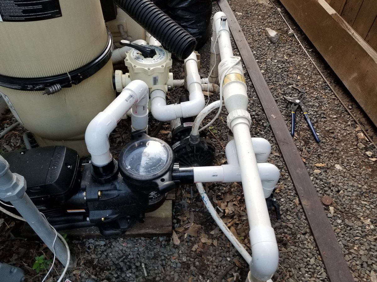 Liquid_Elegance's tweet photo. We can replumb and fix anything that has to do with the pool. 
#Poolfix #Pentair #Poolpump https://t.co/nsbBG1lFdW