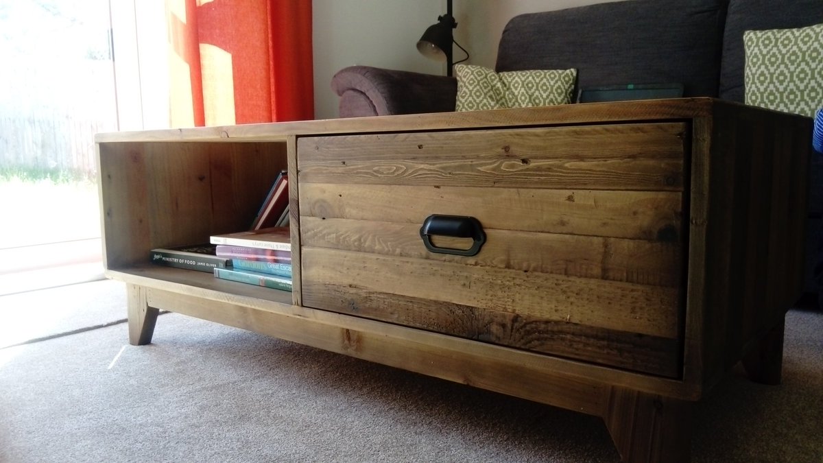 Reclaimed wooden furniture looks great, preserves natural resources, creates less waste and less toxins.

My coffee table is my favourite piece of furniture and it's all made from reclaimed wood.

Share your upcycled furniture with me.