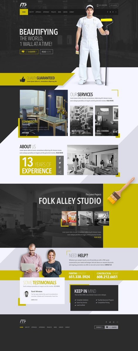 SuwanInpang's tweet image. Responsive Yellow, black &amp;amp; white Web design plus development for a Painting company With an Attractive Revolution Parallax Slider – New Version. #ParallaxSlider, #AttractiveWebDesign, #YellowWhiteWebDesign, #YellowBlackWebDesign,… it-smile.com/responsive-yel…