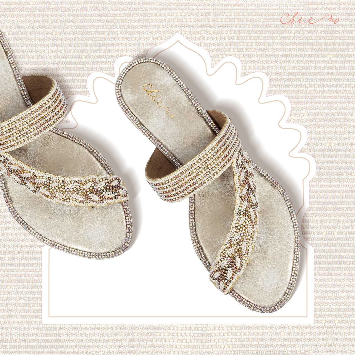 CheemoA's tweet photo. A little bling to dazzle your Monday. Give in to the fantasy with Cheemo's Red Carpet collection.

Available at @metroshoes and @MochiShoesIN outlets.
.
.
#Cheemo #Accessories #Hautecouture #Luxury #Shoes #Shopping https://t.co/lKvFf0nMhD