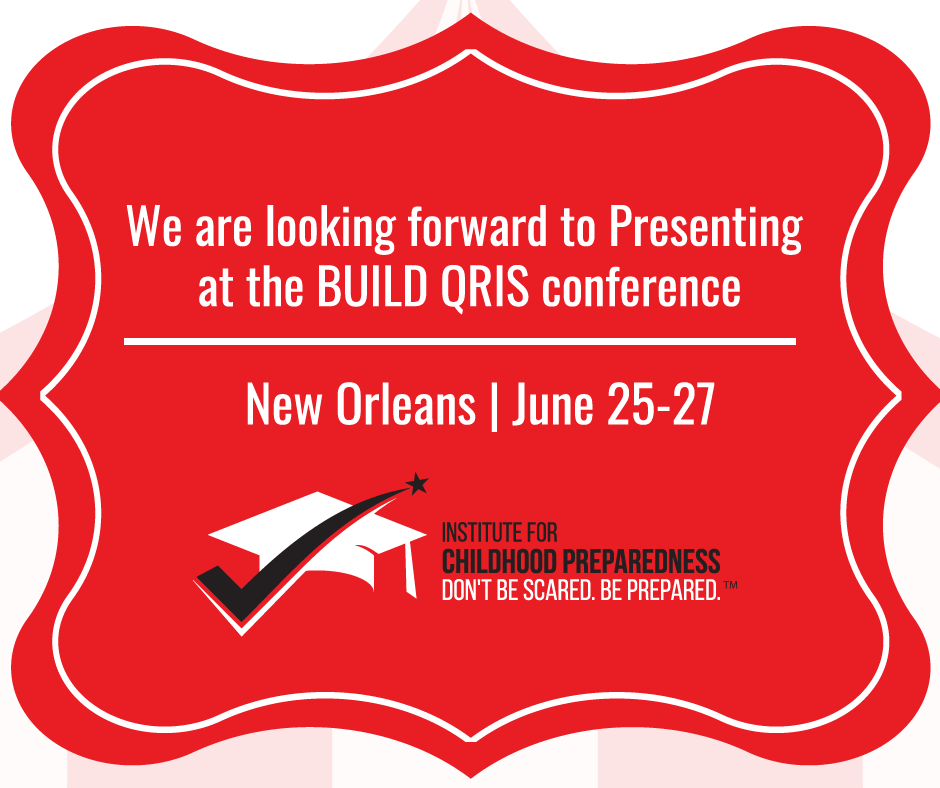 ChildPrepared's tweet photo. Tomorrow: Our Executive Director, Andrew Roszak, will be presenting at the Build QRIS Conference @BUILDInitiative in New Orleans. We're looking forward to seeing everyone there! 

Register now: https://t.co/Ba4C8oDntQ

#QRIS2019 #buildconference #buildinitiative https://t.co/3d0BQsgQVC