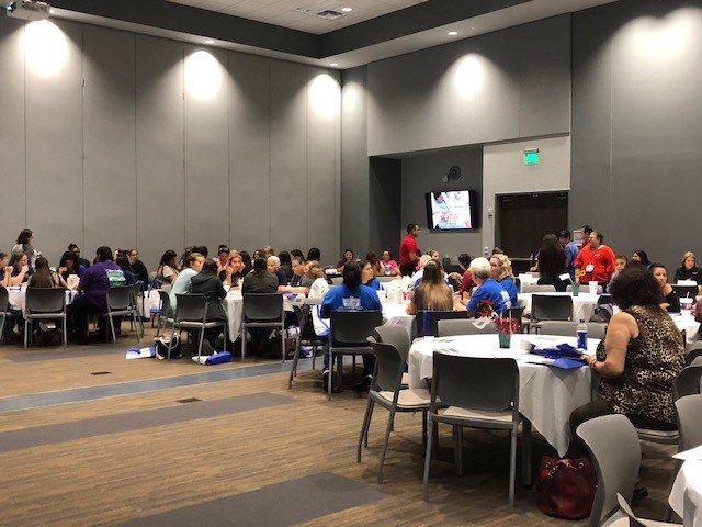 GoldenWorkforce's tweet photo. We are very proud of our #ChildCareService Team for hosting our first #ChildcareSymposium this past weekend. Thank you to all the staff, educators and vendors that came out to show your support! https://t.co/BeQFeV8rAM