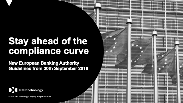 followtesm's tweet photo. **Webinar** 
On 30th September 2019 the European Banking Authority (EBA) Outsourcing Guidelines come into effect. How well does your #GRC Program stack up against the new standard? Learn how @DXCServiceNow and @servicenow can help. https://t.co/xmycLsRfCP
#banking #servicenow https://t.co/9sLwvYeh0a