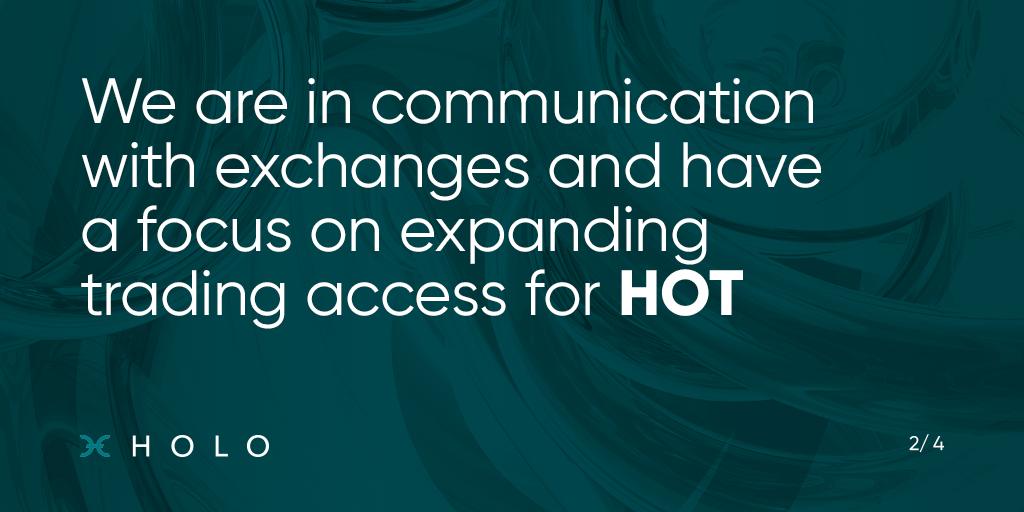 H_O_L_O_'s tweet image. Check out our 4 info bites. Please read all 4 for the full picture.

2 out of 4 

As there is a lot of confusion about @binance news regarding US citizens, here is some info about $HOT.

#Holo #Binance #News