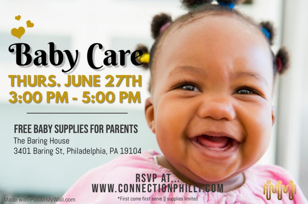 YSIPHILLY's tweet photo. @YSIPhilly 's Baring House Crisis Nursery is partnering with Connection Philly (@HaroldGBurnett ) to host a "Baby Care" event on Thursday June 27 from 3 to 5 pm. See the attached flyer for more details and RSVP at https://t.co/wsSCmmi7tV. https://t.co/HWsNUSWoOU