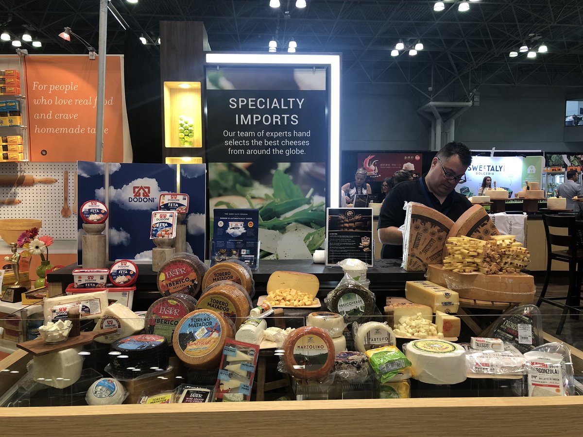schumancheese's tweet photo. We ❤️ our international partners! #FancyFoodShow #cheeselovers #importedcheese https://t.co/8kRfQDeWNJ