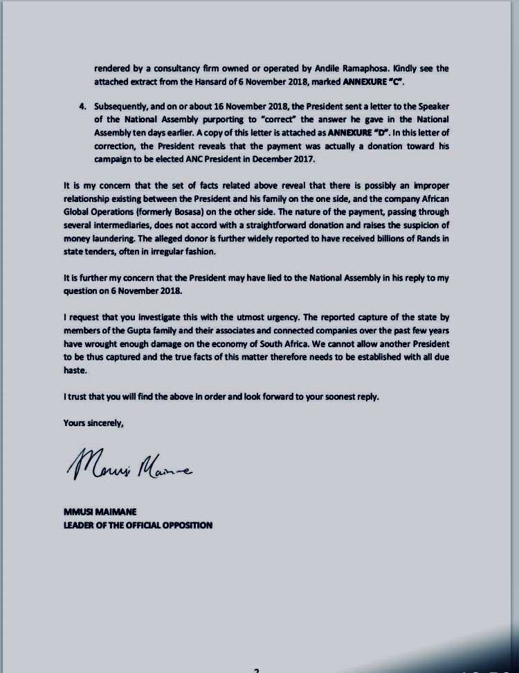 media_khayan's tweet photo. @pierredevos you are lying pierre "MONEY LAUNDERING IS MONEY LAUNDERING" it does not get a different definition because it now done by whites & #WMCpuppet president,it remains CRIME https://t.co/pWOUv6wJT1