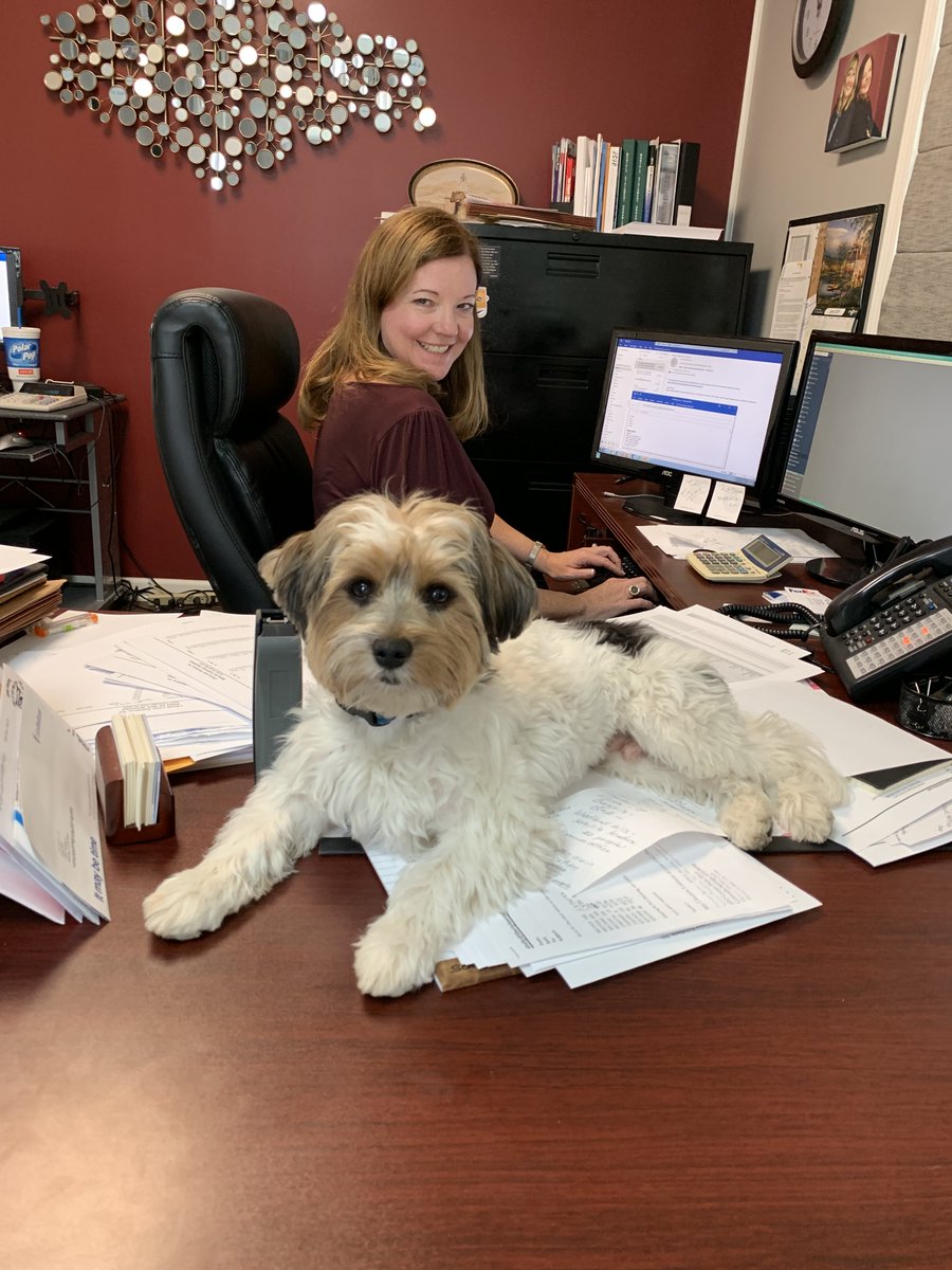 Monday morning isn't so bad when you work with friends like these! #yougotafriendinme #womengettingthejobdone #libertylife #americanremanufacturer #companiesthatrecycle #gusmakesofficelifebetter #bossbabe #womenleaders #officedog #mondayfunday #motivationmonday