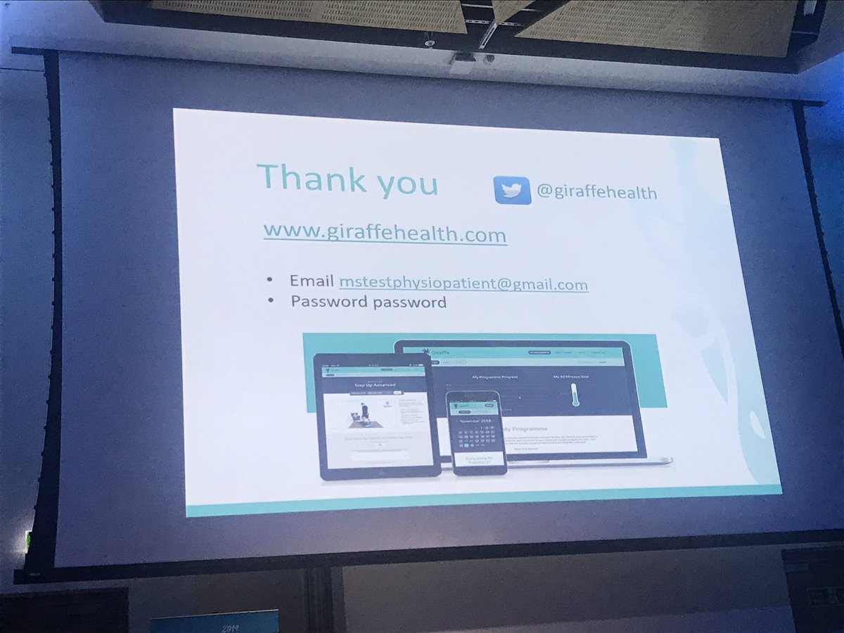 Snapshot of our #webbased #physiotherapy from @LornaPaul @DigiCare4Scot - improves clinical outcomes, patient experience and efficiency of service 👍 @TECScotland @AHPScot #dnmahp #digicare4scot