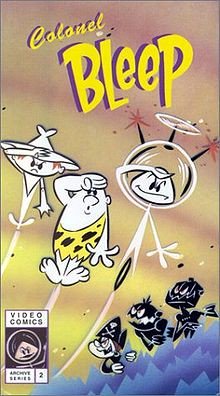 みつぐ キャプテン ブリープ 1957年にアメリカで制作された 1本5分間のテレビアニメで テレビ用カラーアニメとしては世界初の作品 地球の調査に来た宇宙人ブリープ 何故か常に一輪車に乗っている が 木彫り人形のキックと原始人モコモコと共に みつぐ キャプテン ブリープ 1957年にアメリカで制作された 1本5分間のテレビアニメで テレビ用カラーアニメとしては世界初の作品 地球の調査に来た宇宙人ブリープ 何故か常に一輪車に乗っている が 木彫り人形のキックと原始人モコモコと共に