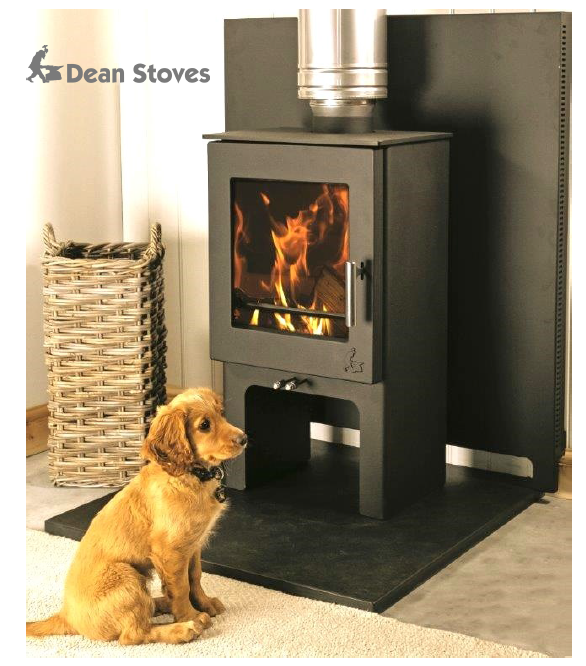 DeanForge's tweet photo. A winning combination - Sherford 5 High Se Wood Burner, DS Cool Wall and a happy customer! #deanforge #dartmoor #woodburner #logburner https://t.co/qEtPBZygGh