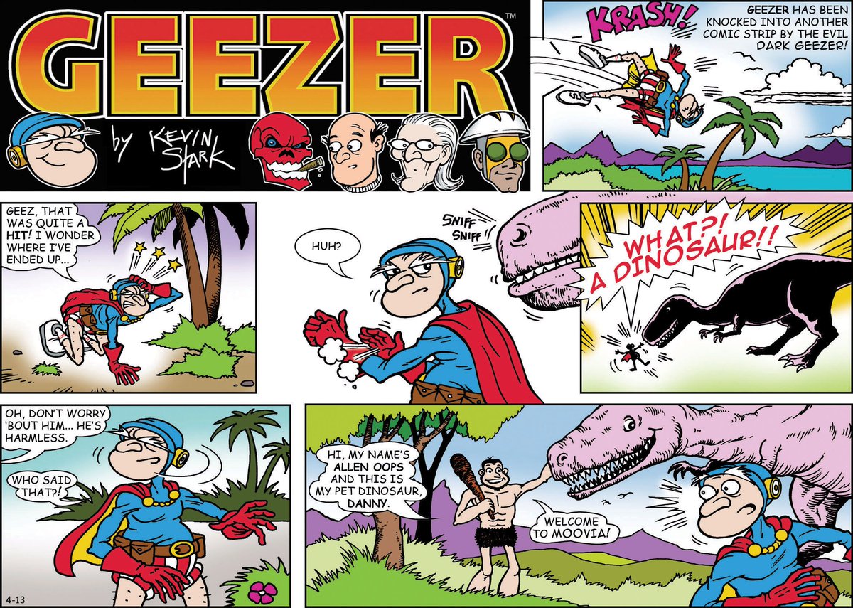 KillowattComics's tweet photo. Well, folks…Geezer's situation this week is a real mind-Bender… https://t.co/0cUXVz445c