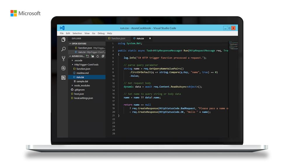 Azure's tweet photo. Get started configuring your own #serverless environments with #AzureFunctions: https://t.co/JzTraBy0Te https://t.co/4pEVqmFdXB