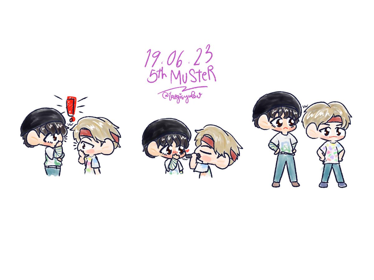 taegisyubv's tweet photo. 「190623」
to sum off taegi week with taegi at muster 🐯🐱

#슙뷔 #supv
#TaegiWeek19 #TG19Day7 https://t.co/2lkXXRg4C5