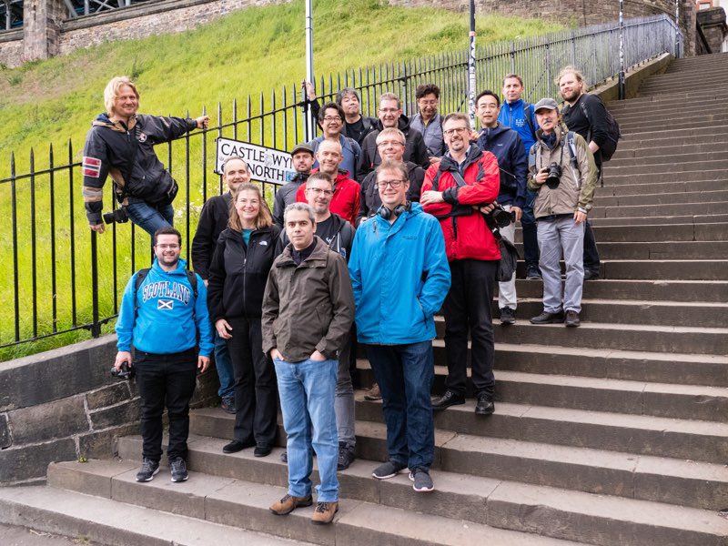 dschwartzburg's tweet photo. Ian, here is the group shot from the start of our walk. We have a @FIRSTdotOrg photo walk Flickr group where some members like to post pictures afterwards. For anyone interested, DM me for an invite. #FIRSTCON19 https://t.co/4pKHOVcIl9