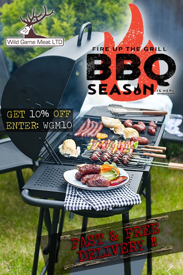 wildgamemeat's tweet photo. Do we have any real followers here on Twitter?
How many likes we can get? BBQ season is HERE, are you ready?
Award winning Deer &amp; Elk sausages to order for Next Day Delivery 👇👇👇👇👇
--> https://t.co/LASXzQwdq4 <-- Get 10% OFF: WGM10 (enter on checkout) https://t.co/v7hI0RV13l