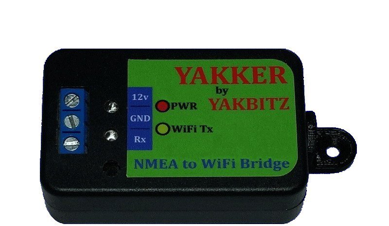 Yakker 1 Port NMEA to WiFi Bridge universalyachtparts.com/product/yakker…