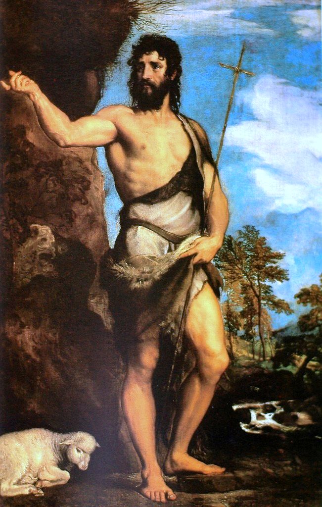 OLCprov's tweet photo. Jesus said no one was greater. St. John the Baptist himself leaped in his mother's womb sensing the Lord's presence. Today we celebrate his birth, six months before Christmas Eve. He gestures for us to follow him to Christ. St. John the Baptist pray for us. #olcprov #ofmconv https://t.co/xdK6ChfyDv