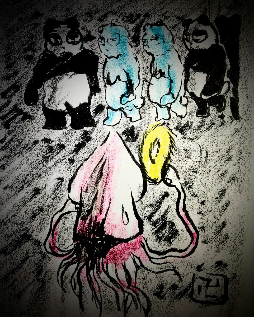 runinstarterry's tweet photo. 真っ二つにしたら二体になり、さらに真っ二つにしたら…四体になったぞ。
#illustration #giantpanda #alienbaltan #ultraslash #ultraman #イラスト #絵描きさんと繋がりたい #パンダ #八つ裂き光輪 #ウルトラマン #バルタン星人 #真っ二つ #分身 #分裂 https://t.co/gP5tQtSHuZ