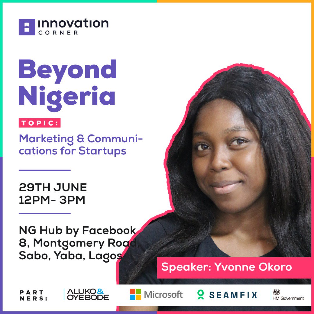 ticafrika's tweet photo. Yvonne Okoro is a community director at “Dear Graduate. She is passionate about education, communications, and social development.
Register here:  //www.eventbrite.com/e/beyond-nigeria-30-tickets-63476203032?
Registration is FREE and Compulsory. #BeyondNigeria #innovationcorner https://t.co/yogCcKljQW