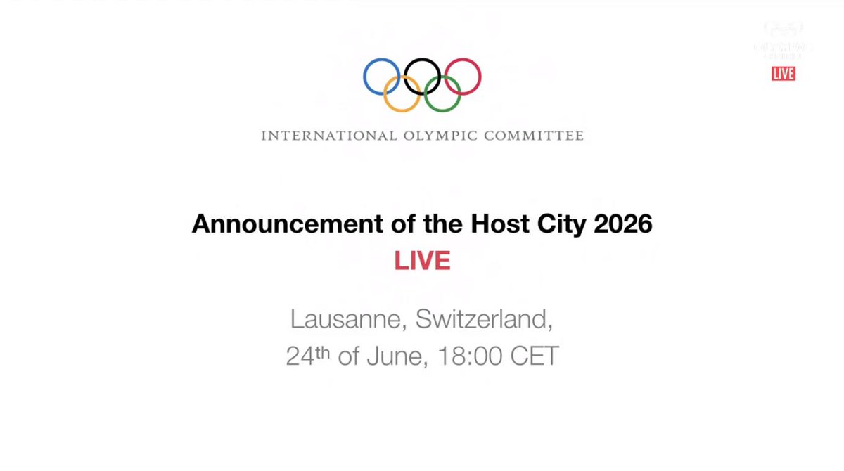 marruciic's tweet image. Gaidām Latvijas sportam nozīmīgo vēstījumu no Lozannas..

#WinterOlympics2026 🇪🇺youtube.com/watch?v=tYzGBP… 

#134IOCSession 

#StockholmÅre2026 🏅🇸🇪🇱🇻

#WinterOlympics #Lausanne