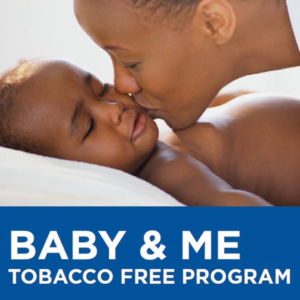 BABY &amp; ME – Tobacco Free is a program to assist pregnant women with quitting smoking. Participating moms and their partners are eligible to receive free diapers for remaining smoke free. Learn more: bit.ly/2IkdGVs