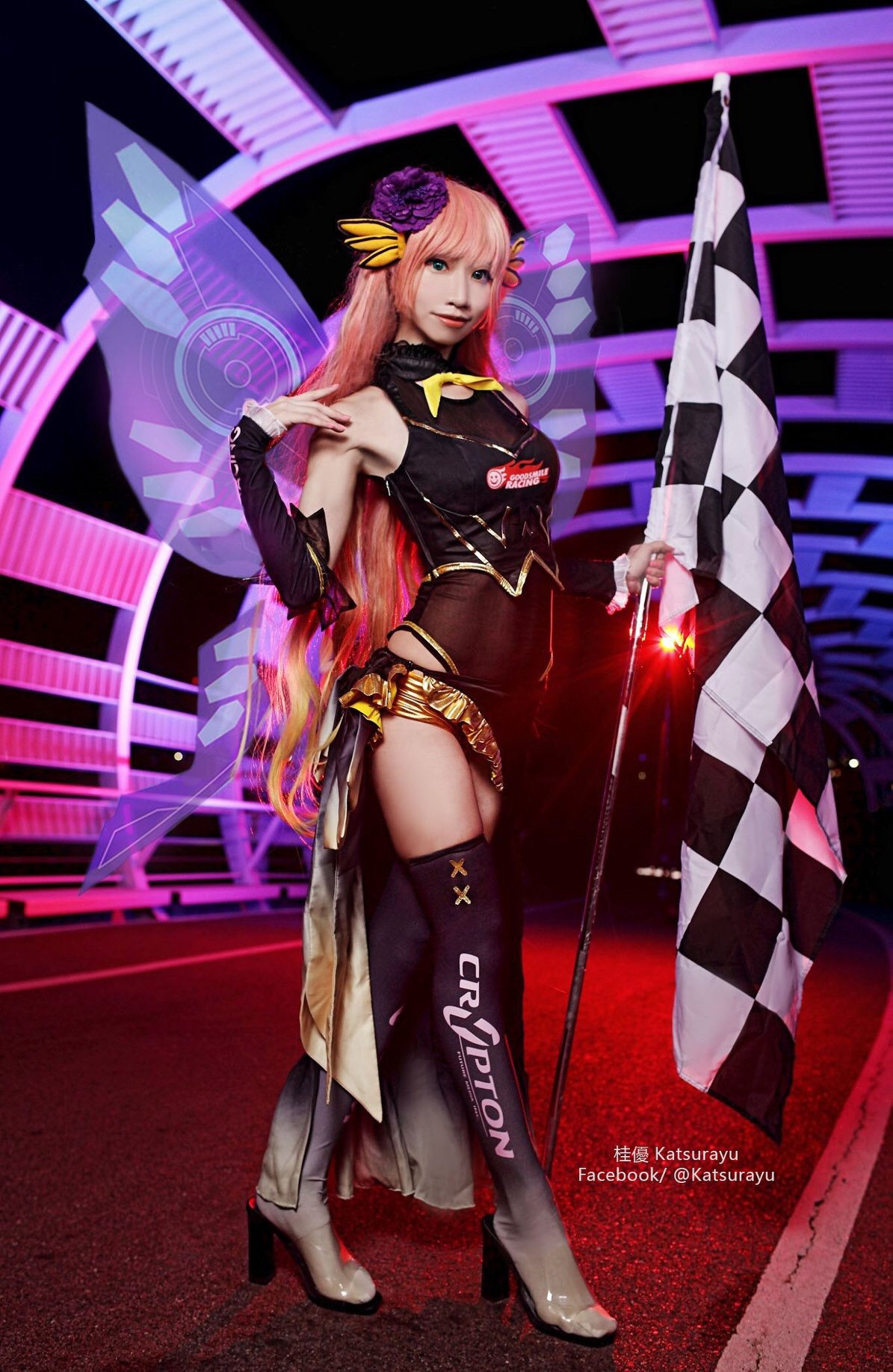 巡音ルカ レーシング2010 コスプレ 巡音ルカ レーシングルカ2010ver. Project DIVA extend コスプレ衣装