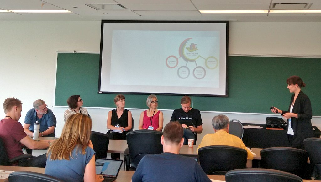 Great panel! Discussing tough questions about the transformational potential of #SMEs and sources of resistance, trade-offs, possible coalitions, and accelerators #IST2019