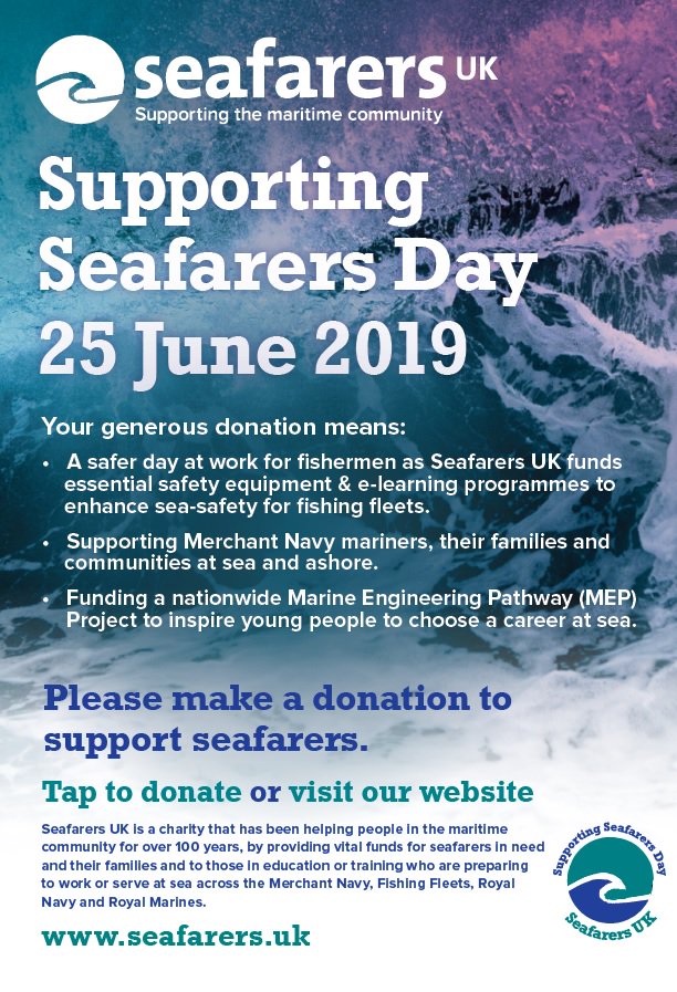 Tomorrow's #charitytoday AND It's #SupportingSeafarersDay &amp; #DayoftheSeafarer all rolled into one! Catch @Seafarers_UK team <a href="/TfL/">TfL</a>'s #TowerHill Station ALL DAY raising funds to support #seafarers, families &amp;communities. Learn more: seafarers.uk/event/supporti…