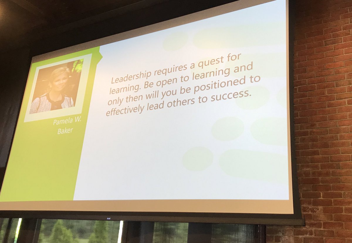 MoRenzi's tweet photo. Looking for more leadership inspiration? Learning and Leadership go hand-in-hand. @PamelaWBaker2 recognized at @PaCPAs Women’s Leadership Conference. Attendees are in the right place https://t.co/Vyq3hRbimo