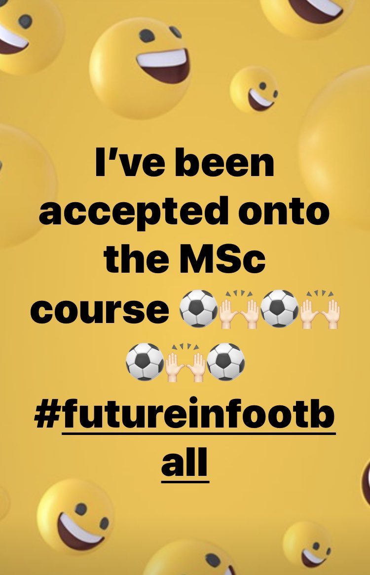 Kim_ST82's tweet photo. Back to Uni it is then ππ»βπ»π©πΌβπ»π©πΌβπβ½οΈ #msc #footballscience #futureinfootball #careerdriven #thisgirlcan #YOLO https://t.co/JD0nLwklJq