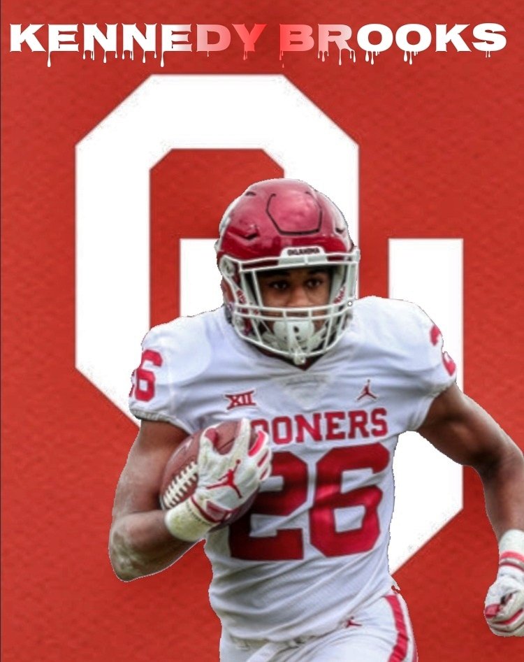 NCAAFNation247's tweet photo. Leading Big 12 Returners in Rushing yards per game. 

1. RB Pooka Williams - 102.3
2. RB Kennedy Brooks - 88.0
3. RB Trey Sermon - 67.6
4. RB Kennedy McCoy - 66.8 https://t.co/zsWHZVOzyi