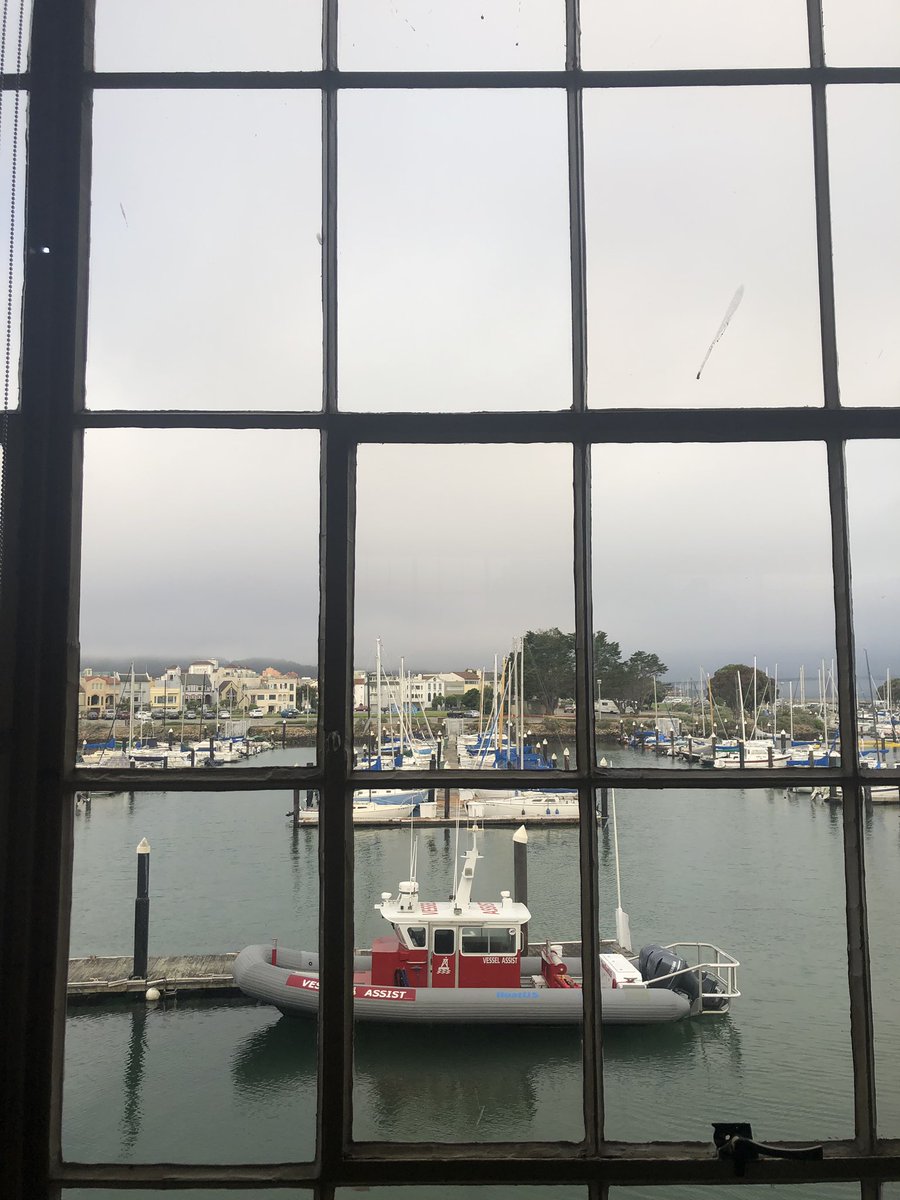 A little marine layer (naturally) to kick off #FoodforThought: SF this morning. See you at <a href="/Greens_SF/">Greens Restaurant</a> at 10:30!