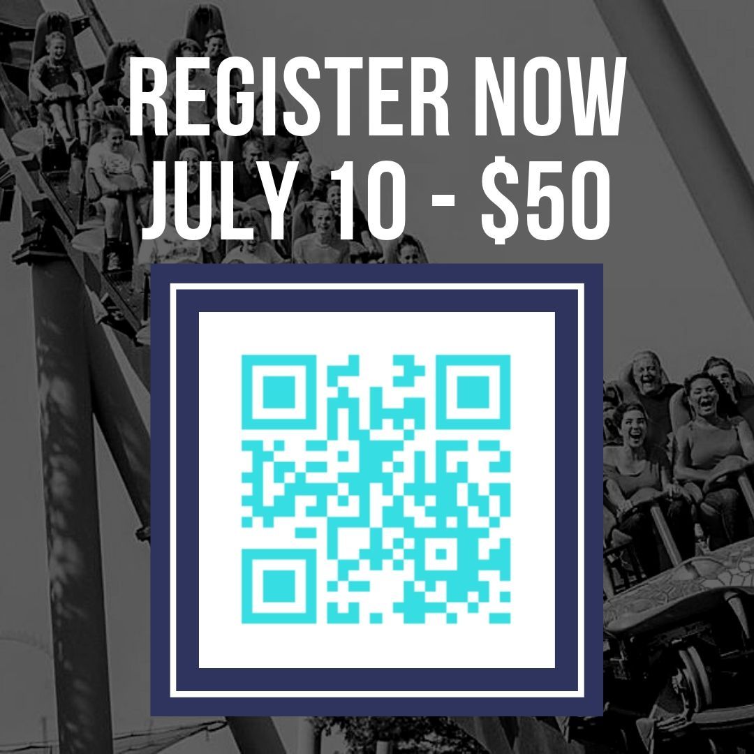 summitfbcw's tweet photo. We will be going to Kings Island on July 10. The cost is $50 which covers your entry to the park, a drink band, and  transportation to and from the park. Register today by scanning the QR code below. https://t.co/ZQAOrL57X0