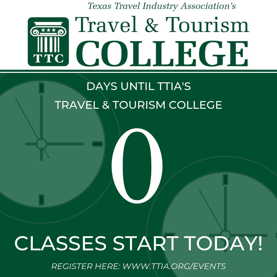 Today's the day, the first official day of Travel & Tourism College!
.
REMINDER! Use hashtag #ttia19 when sharing your Travel & Tourism College posts!
.
.
.
#travelcollege #ttia19 #texastravel #lifesbetter #education #traveleducation #tourismeducation @hyattlostpines