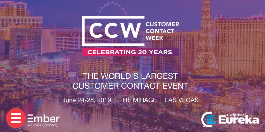 ShayLaserson's tweet image. Learn how @emberservices Canada and @CallMiner can effortlessly support you and your customers.

Visit the CallMiner and Ember Group teams at booth 213 in the Expo Hall, June 26th &amp;amp; 27th.

#20YearsofCCW #CCWVegas19 #CustomerContactWeek #CustomerExperience #CustomerService