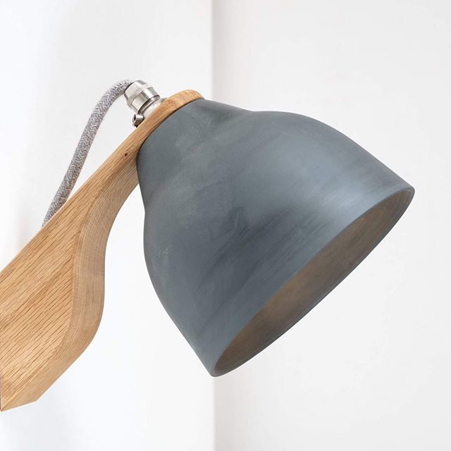 Another shot of our new wall light, this time with a Slate Grey shade. 
We supply all our lighting in three different colour tones. Check out our NEW website for more info! The link is in our bio.

Photgraphy by @leyline_creative 
#new#product#lightingde… bit.ly/2IIAH3j