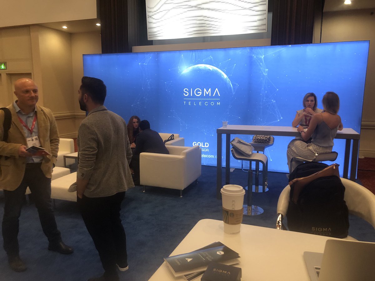 sigma_telecom's tweet photo. It's the second day of #ITW2019 in Atlanta! We are meeting great people and can't wait to meet more! 🤗
Drop by and say hello to us at the exhibit booth E1014. And don't forget to visit the coffee station sponsored by #SigmaTelecom and get yours! ☕️
@ITW_Telecoms
#telecom #ITW https://t.co/aIJwOl0tTn
