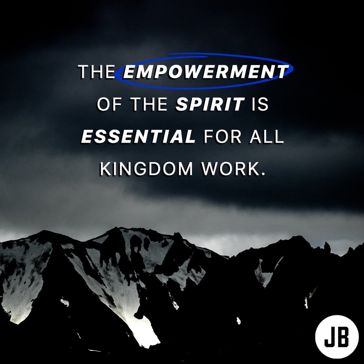 JohnBevere's tweet photo. The empowerment of the Spirit is ESSENTIAL to ALL KINGDOM WORK. If we are to be effective in the Father’s kingdom, we must be both positioned in Christ and EMPOWERED by the Holy Spirit. #HSintro https://t.co/UfdYyPIwT3