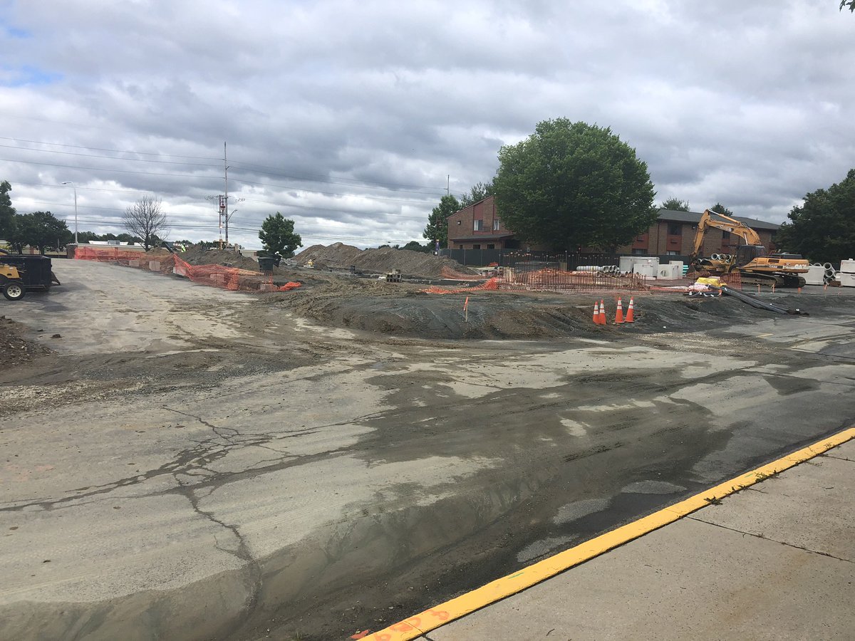 GBCEdu's tweet photo. Lots of work happening all over the site of our new dorm. Crews are working hard out there every day. #Construction #Campus #NewDorm #CampusProject #Changes #Dorm #Campus #ResidenceHall #ConstructionSite #Bulldozer #GoldeyBeacom #GBC #AchieveGreater #Delaware #Wilmington https://t.co/yFSZRveGUb