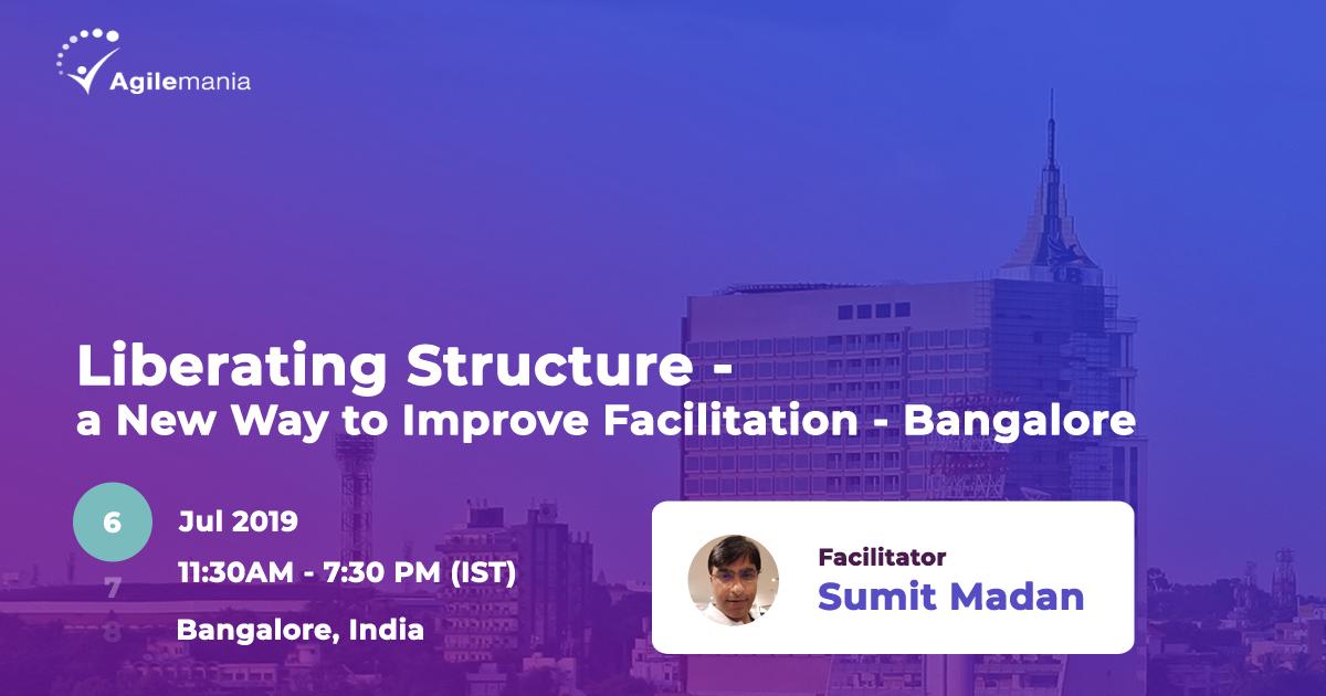 agilemania's tweet image. Liberating Structures: Unleash and Involve Everyone!
We are introducing a one-day session on #Liberatingstructure to unleash everyone’s knowledge to generate ideas and facilitate teams with @sumeet_madan in #Bangalore on 6th July 2019.
Enroll Now ➡️lnkd.in/fKC9zDC