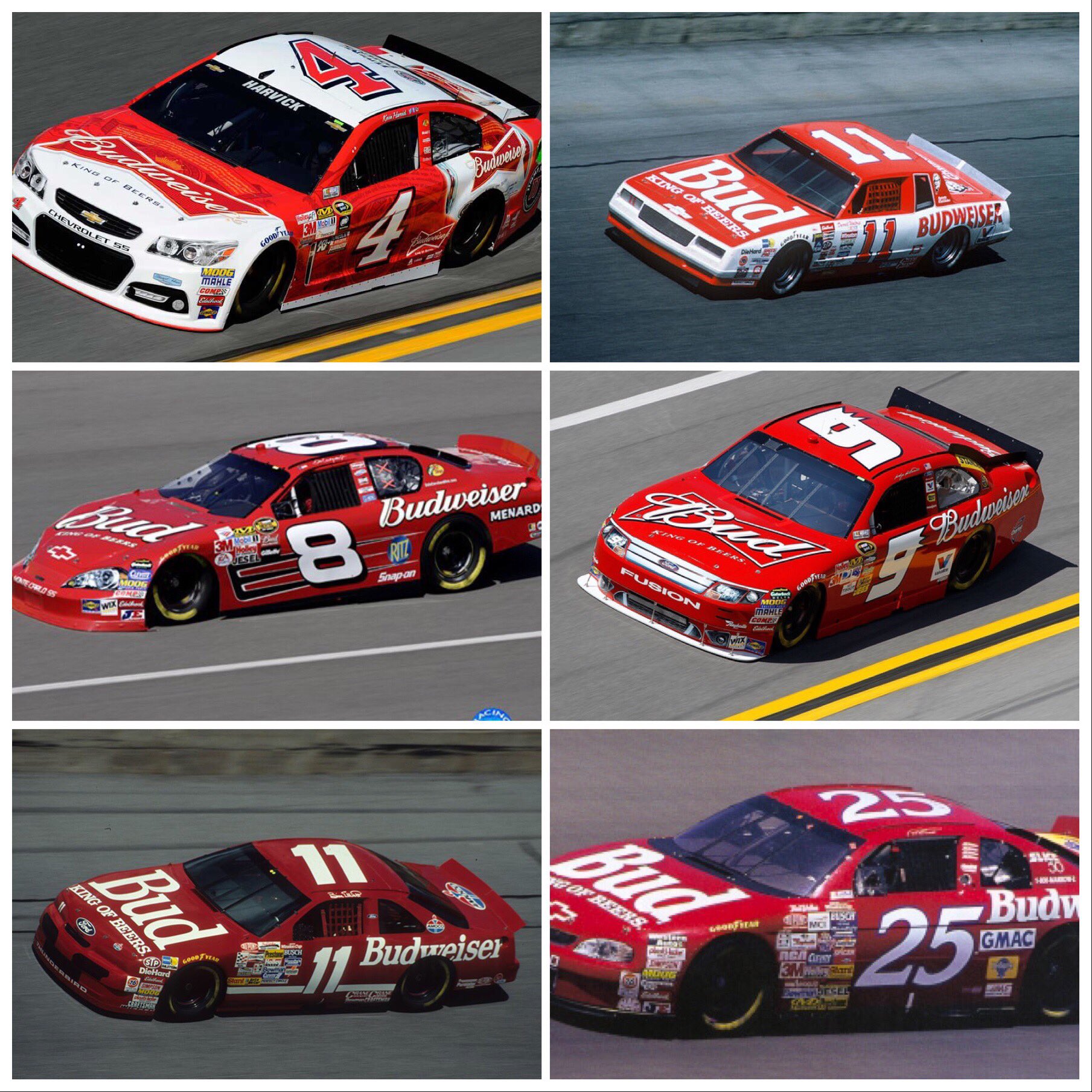 ナスカー NASCAR Budweiser #29 ボンネットディスプレイ 在庫一掃セール売れ筋ランキング ナスカー ボンネット