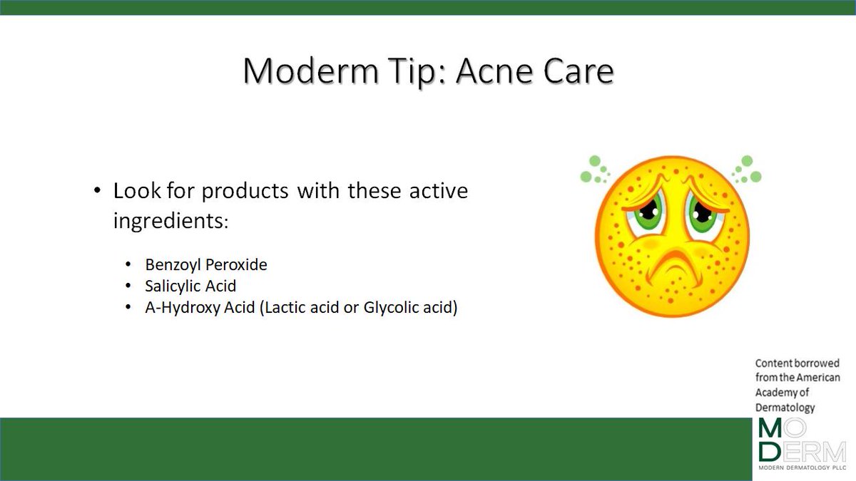 #dermatology #protip these active ingredients may HELP you with TREATING your #acne depending on your skin type #youvegotthis #mondaythoughts #nyc #fidi #drkathrynfrew #moderndermatology