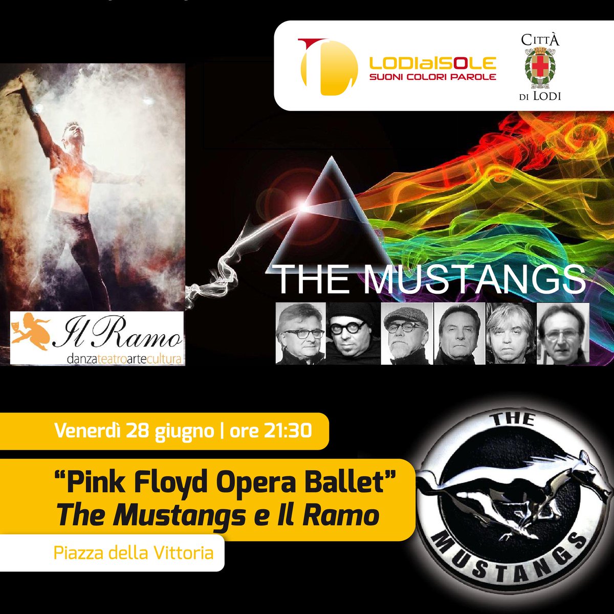 ComunediLodi's tweet photo. Venerdì 28 giugno i protagonisti della performance "Pink Floyd Opera Ballet", proporranno al pubblico le sonorità dell'intramontabile band inglese trasformando il rock in musica da ascoltare e vedere.
#lodialsole2019 #estate #comunedilodi #lodiviva #eventi #operaballet
#PinkFloyd https://t.co/BJMYPkQqeW