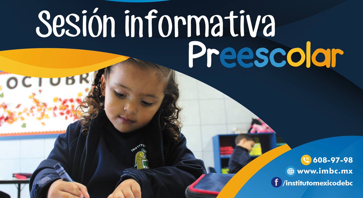 Viernes, 28 de junio, sesión informativa para padres de familia interesados en preescolar para sus hijos. 
Los esperamos a las 12:00 p.m. en las instalaciones de preescolar (Calle Alba Roja #1305 Col. Hipódromo 2).
Confirmar asistencia al: 608-97-98 ext. 102.