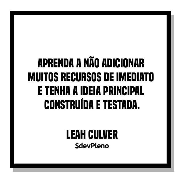 devpleno's tweet photo. Se liga nessa dica para começar a semana 💡
.
.
.
#vidadeprogramador #reflexão #tecnologia #tecnologiadainformacao #reactbrasil #reactjs #fullstackdeveloper #reactnative #motivação #empreendedorismo #carreira #desenvolvedorweb #desenvolvedorpleno #sof… https://t.co/DUHOdAARCO https://t.co/he8nSAa4fr